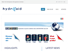 Tablet Screenshot of hydroaid.org